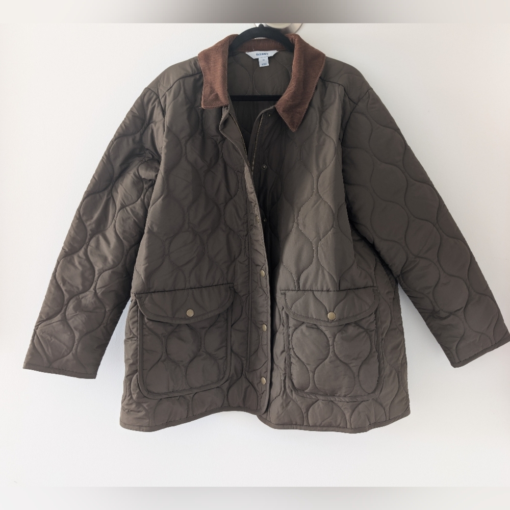 Old Navy Quilted Barn Jacket XL EUC